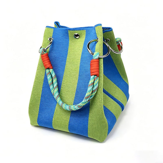 Mini Knit Bucket Tote Bag