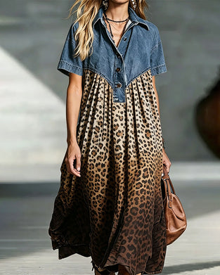 Animal Print Casual Dress