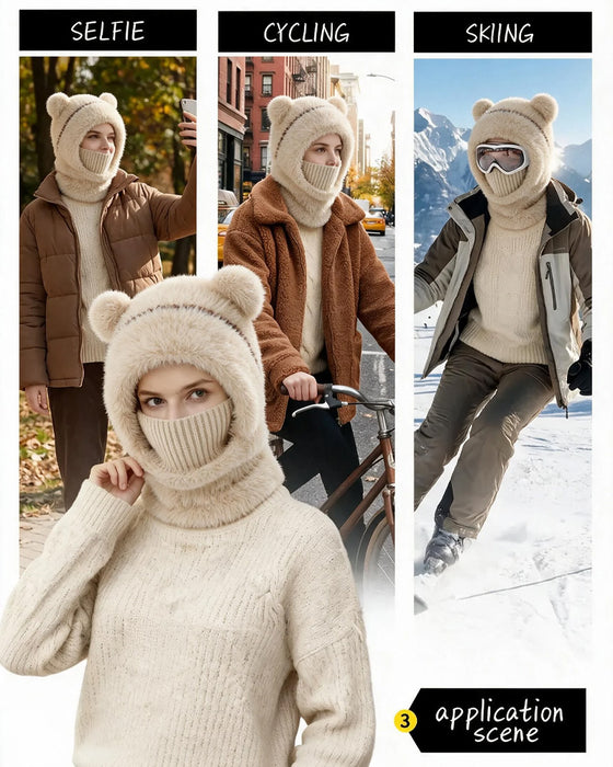 Cozy Bear Ear Beanie