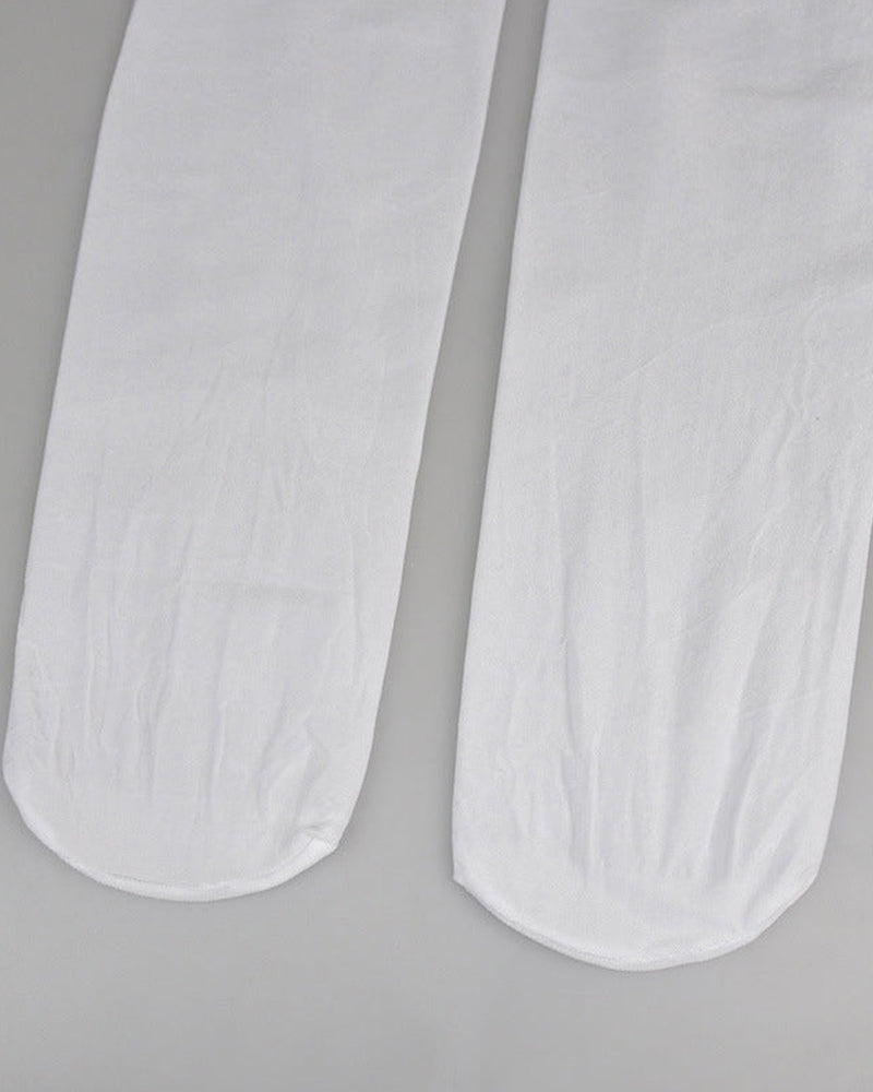 Glossy Transparent Tights For Women