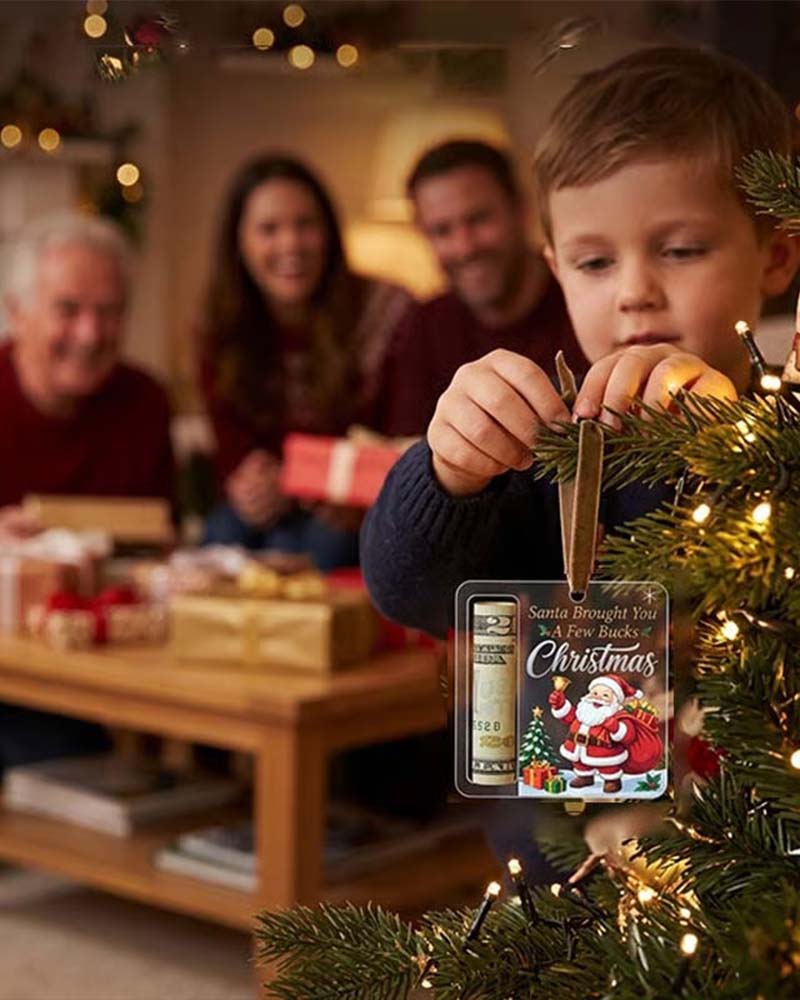Christmas Cash Gift Ornament