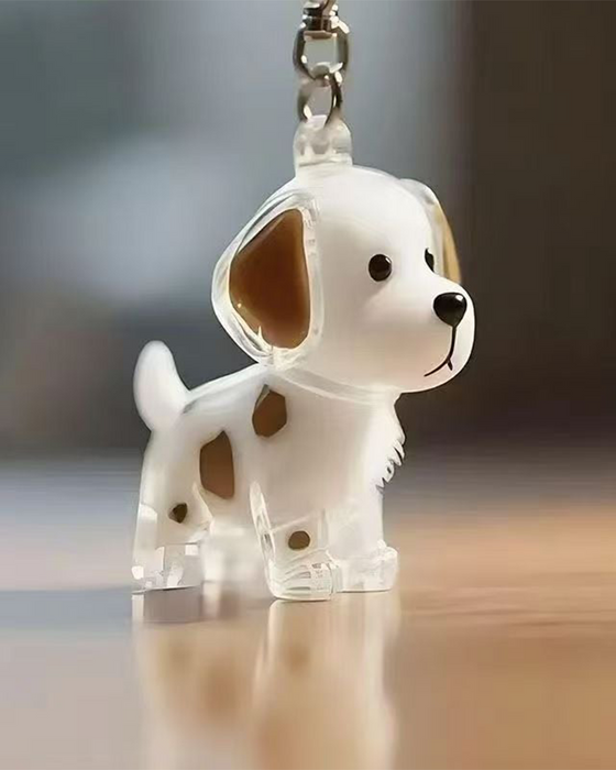 Dog Hair Keepsake Keychain - Memory Capsule Pendant