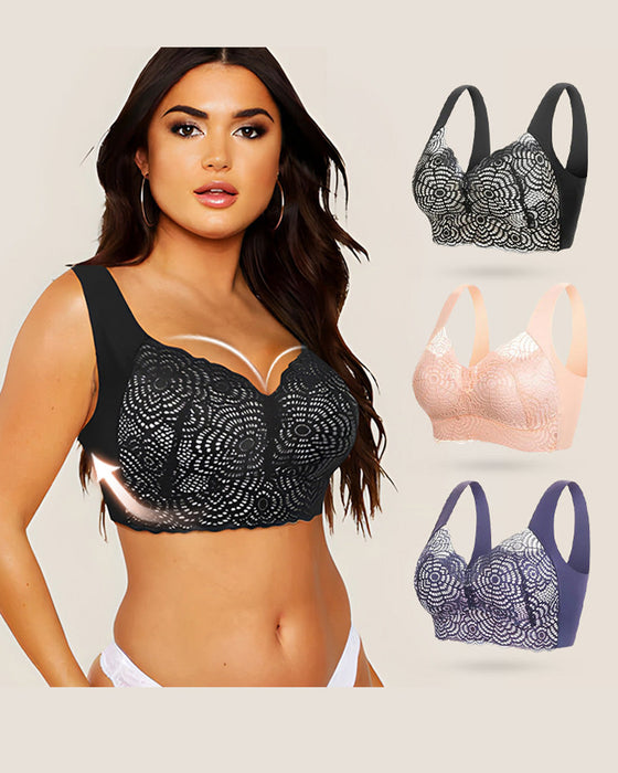 🤩LAST DAY OF SALE 🔥Ultimate Lifting & Support Lace Plus Size Bra