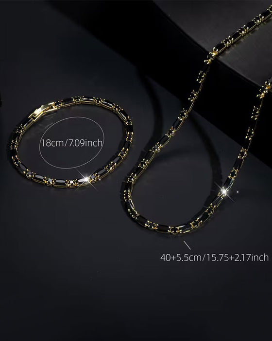 Personalized Adjustable Sparkling Jewelry Set
