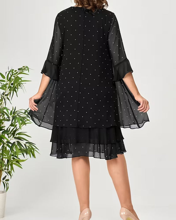 Polka Dot Tiered Dress