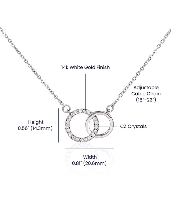 Double Ring Necklace