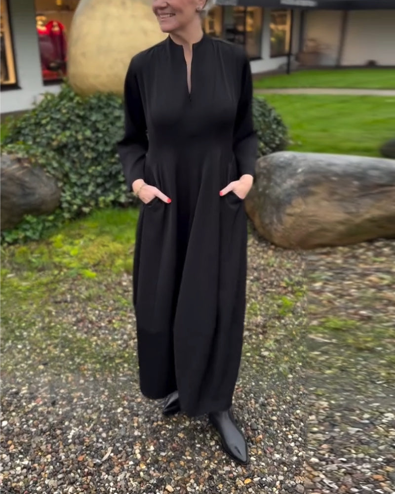 Elegant And Stylish V-Neck Dress