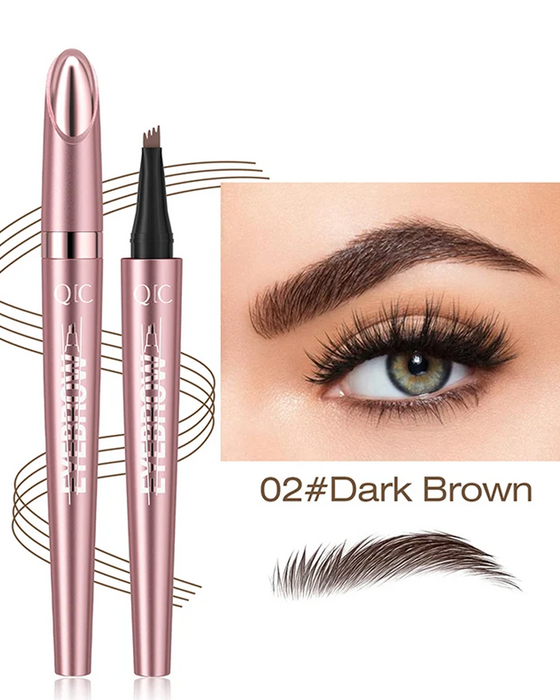 Four-claw liquid eyebrow pencil