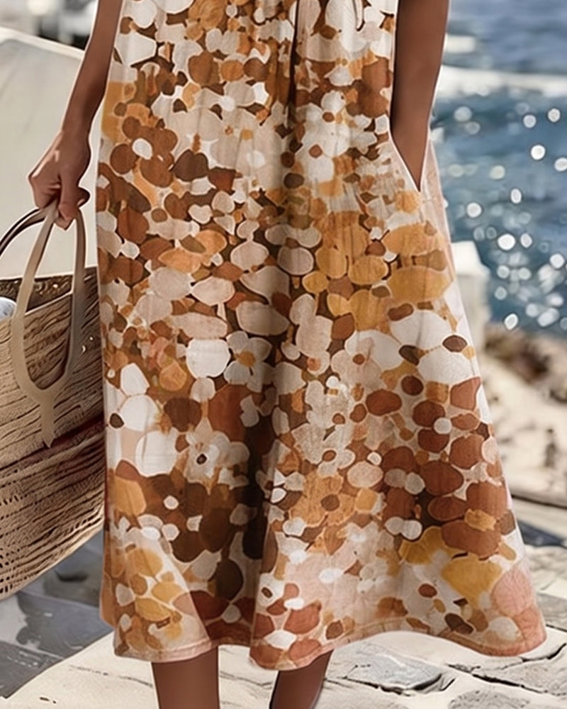 Printed Loose Dress