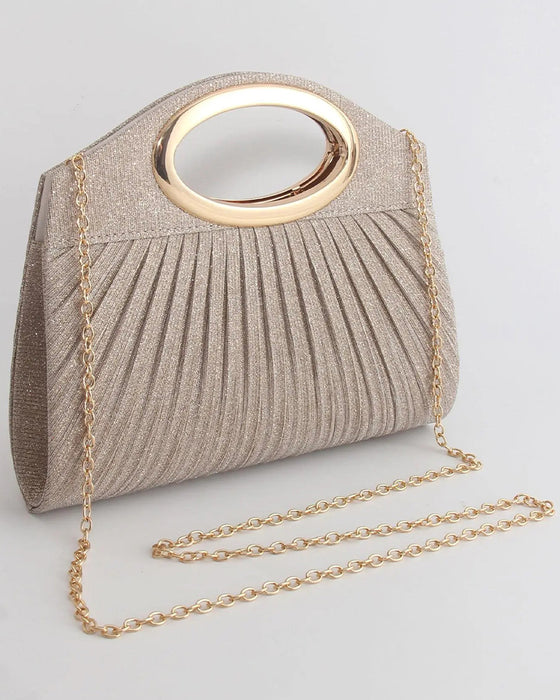 Women's Elegant Glitter Evening Clutch Bag