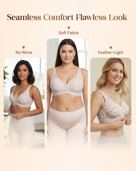 Wireless Women's Comfortable Seamless Push-up Bra