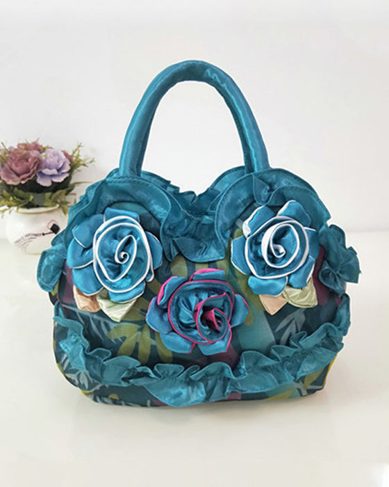 Flower fashion handbag