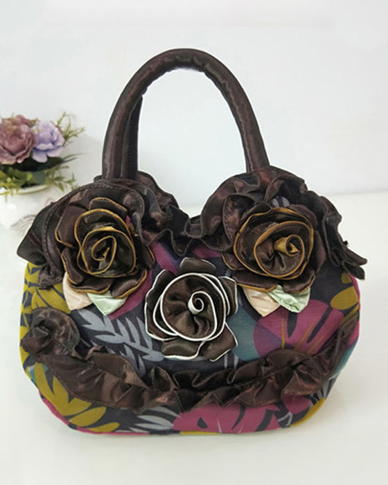 Flower fashion handbag