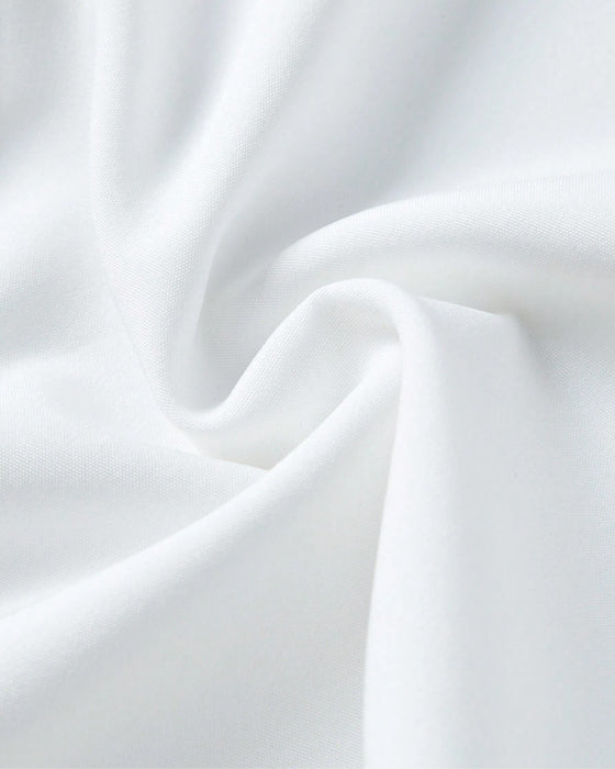 Lapel ruffled solid color shirt