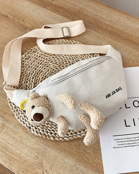 Cartoon bear shoulder bag
