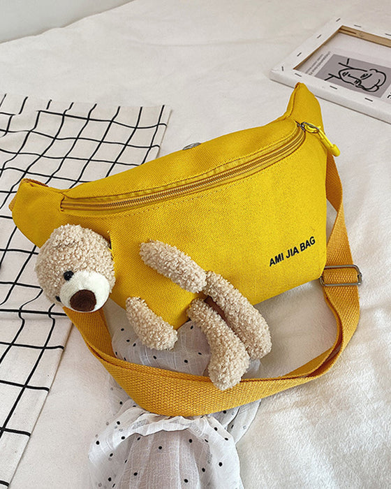 Cartoon bear shoulder bag