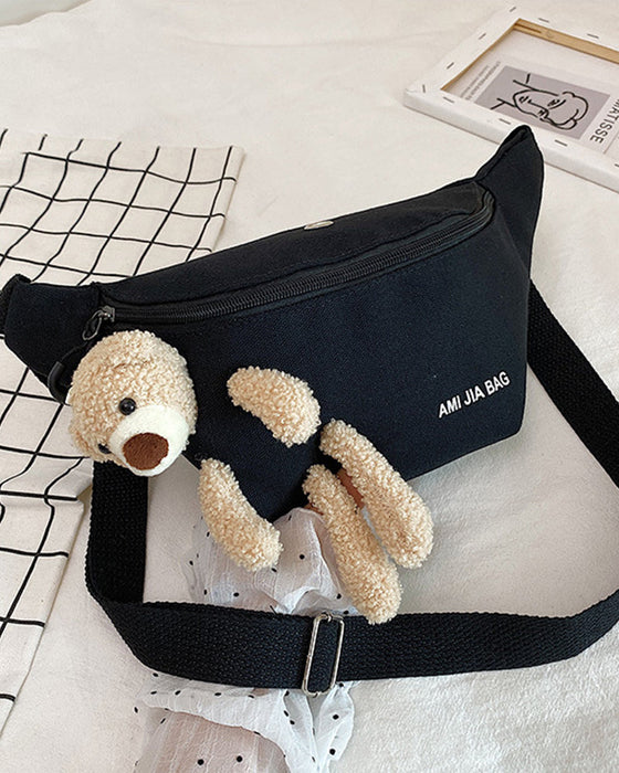 Cartoon bear shoulder bag