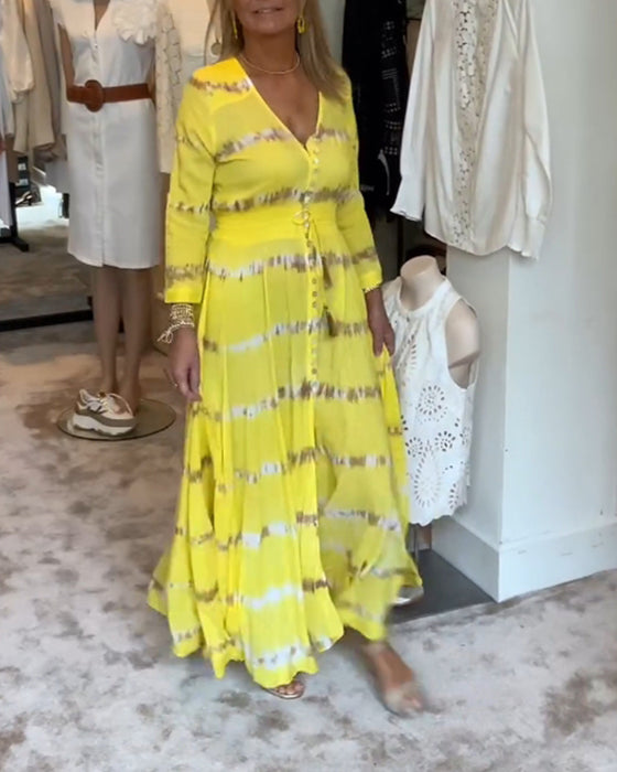 Women's elegant commuter long dress