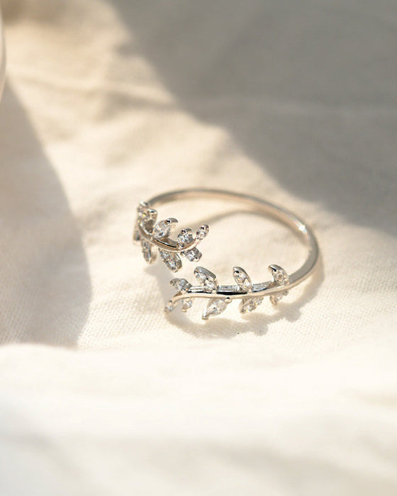 Women's Rings Fashion Outdoor Leaf Ring