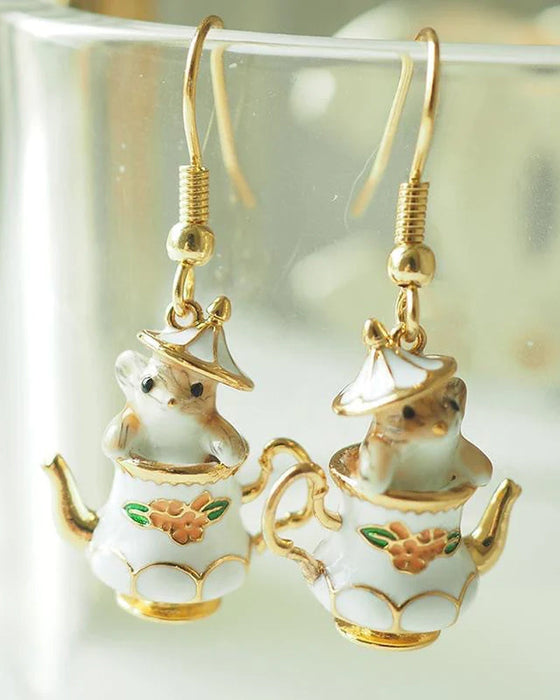 Mouse in my teapot jewelry set