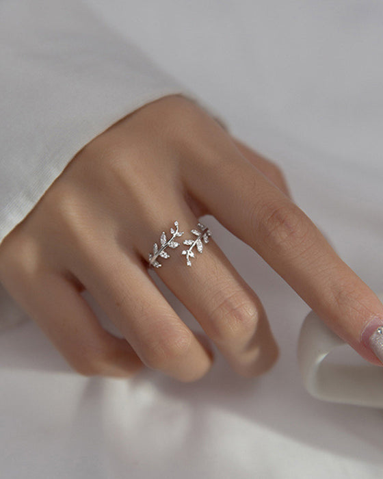 Women's Rings Fashion Outdoor Leaf Ring