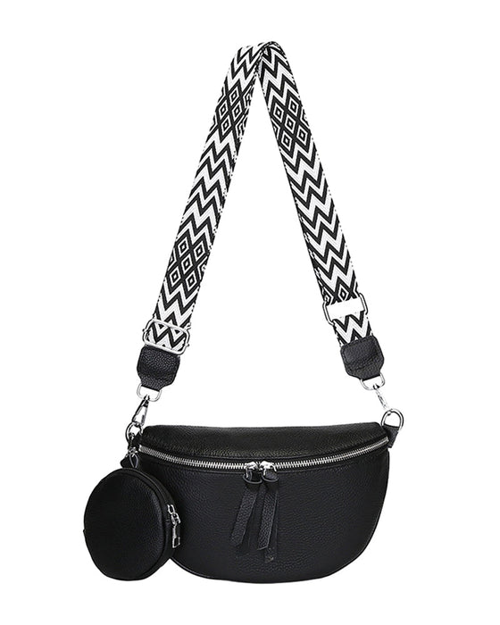 Women's shoulder crossbody saddle bag