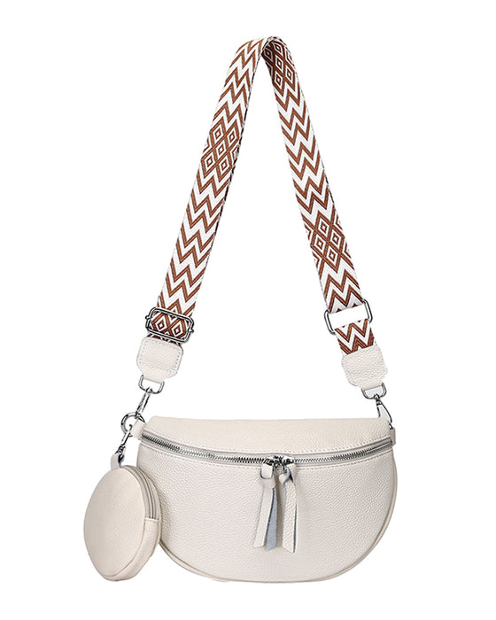Women's shoulder crossbody saddle bag
