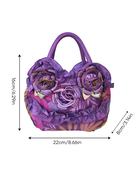 Flower fashion handbag