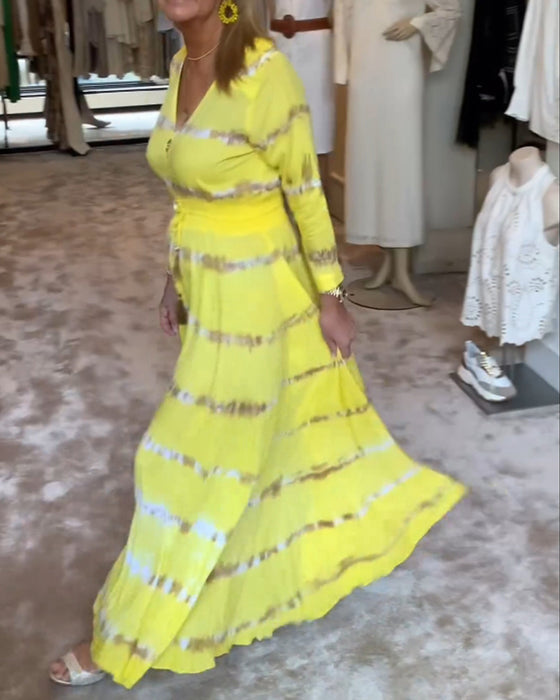 Women's elegant commuter long dress