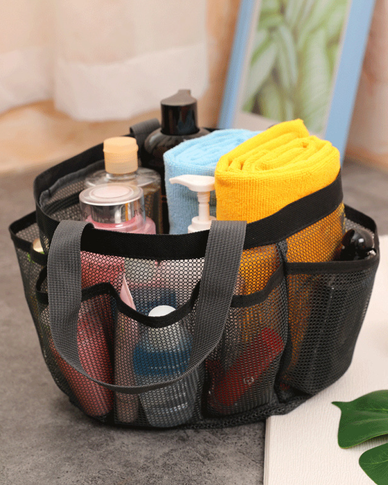 Large capacity mesh handbag