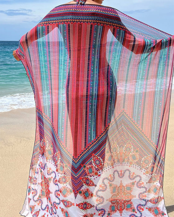 Sexy printed swimsuit set