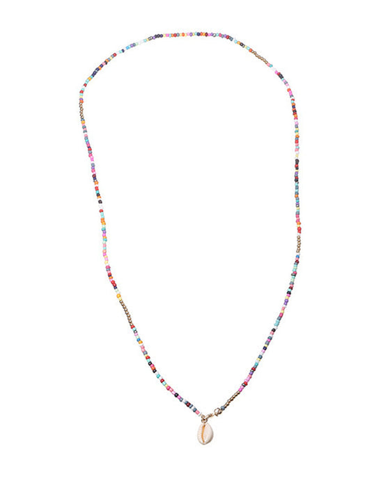 Colorful shell necklace