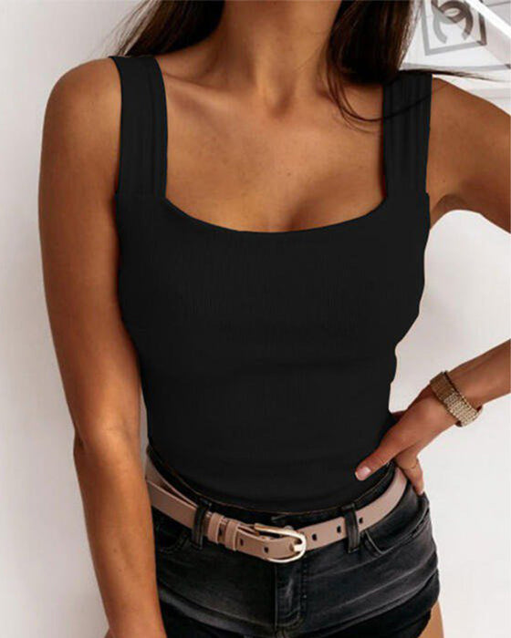 Women's Square Neckline Tank Top