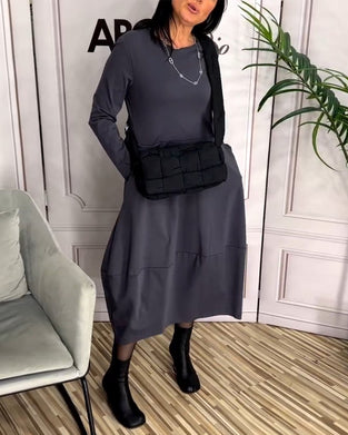 Casual crew neck dress