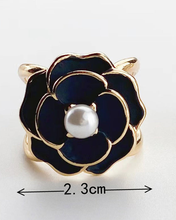 Camellia scarf buckle