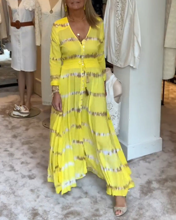 Women's elegant commuter long dress