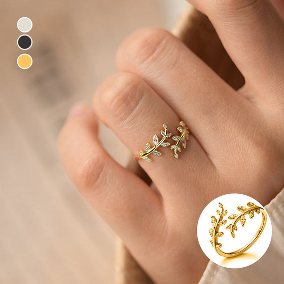 Women's Rings Fashion Outdoor Leaf Ring